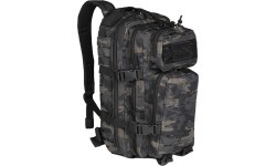 Uzbrukuma mugursoma Dark Camo, lāzergriezta, maza
