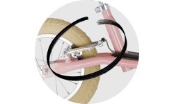 Līdzsvara velosipēds PUKY LR XL Br Classic retro-rose