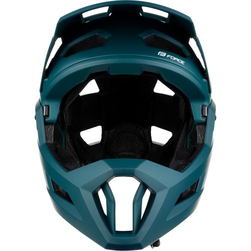 Downhill ķivere FORCE Venom, izmērs L/XL (58-61 cm), tirkīza