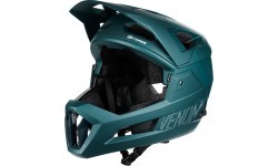 FORCE Venom downhill helmet, size S/M (55–58 cm), turquoise