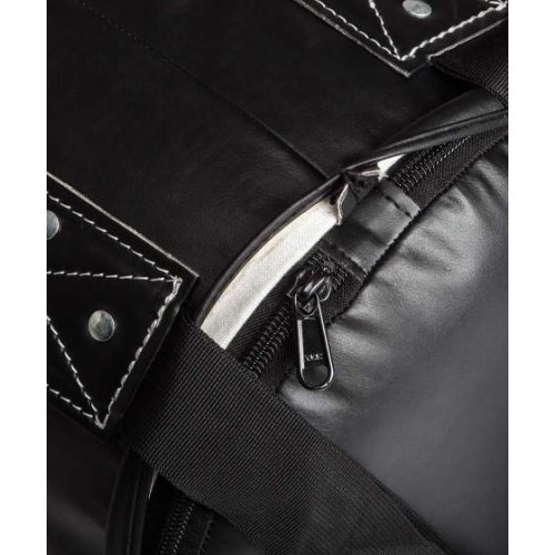 Venum Challenger Heavy bag + Ceiling Hook - Black/White - Filled - 130cm