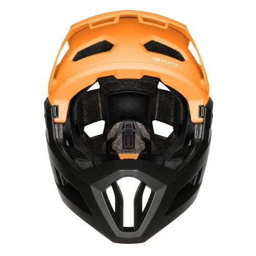 Downhill ķivere Force Venom, izmērs S/M (55-58 cm) (oranža/melna)