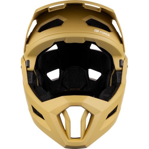 FORCE Venom downhill helmet, size L/XL (58-61 cm), sand