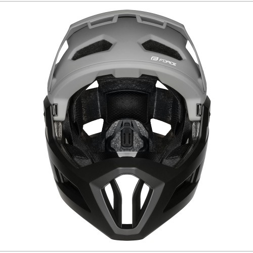 FORCE VENOM downhill helmet, size L/XL (58-61 cm) (grey/black)