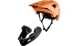 FORCE Venom downhill ķivere, izmērs L/XL (58-61 cm), oranža/melna