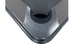 Billiard Table, Pool, Dynamic IV, 9 ft., Light Grey, Simonis 760 blue green