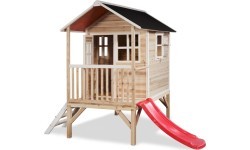 EXIT Loft 300 wooden playhouse - natural
