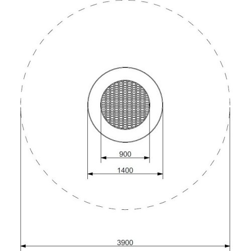Batuts Inter-Play Rado, 140 cm