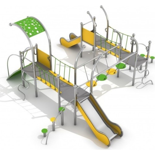 Playground Climbing Frame Inter-Play Dometo 4-1