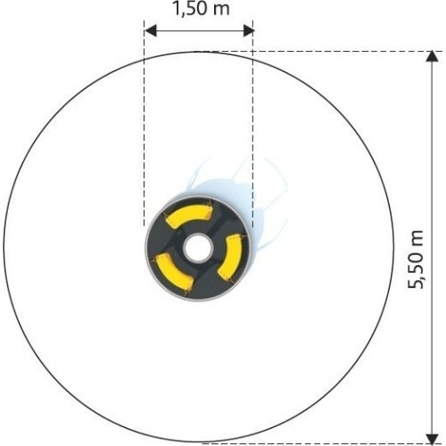 Playground Roundabout Inter-Play Turnado