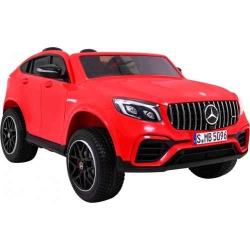Детский электромобиль Mercedes GLC 63S, красный