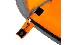 NC2008 GRAY-ORANGE SLEEPING BAG SIZE L NILS CAMP