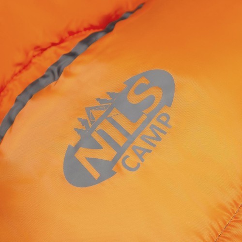 Guļammaiss Nils Camp NC2008, izmērs L, pelēks/oranžs