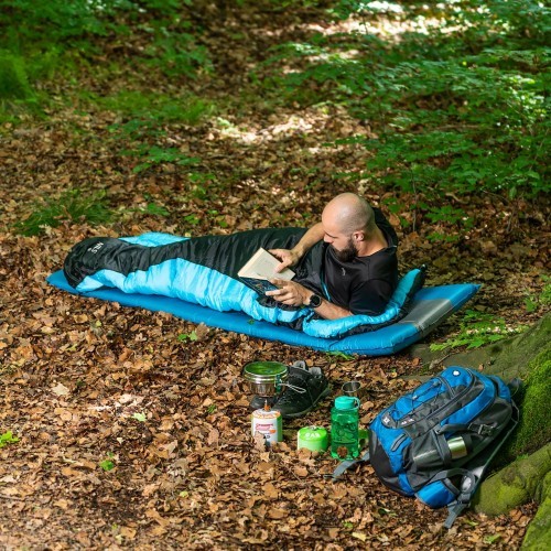 NC2012 BLACK-BLUE SLEEPING BAG NILS CAMP
