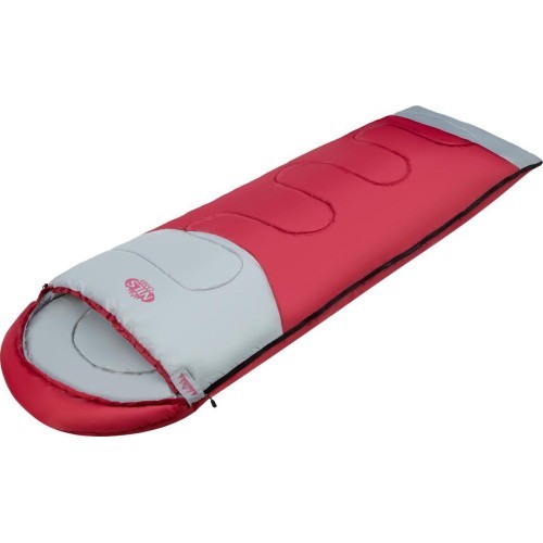 NC2008 MAROON-GREY SLEEPING BAG SIZE L NILS CAMP