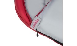 NC2008 MAROON-GREY SLEEPING BAG SIZE L NILS CAMP