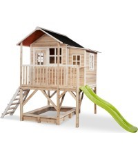 EXIT Loft 550 wooden playhouse - natural