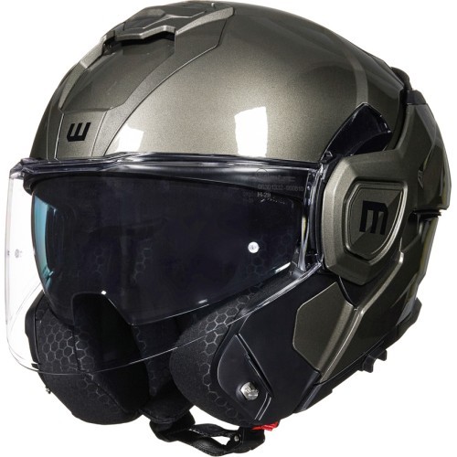 Atverama motocikla ķivere W-TEC Zoroz P/J - Matt Black-Fluo Pink