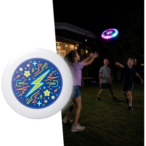 Gaismas frisbijdisks inSPORTline LFD108 - Zils