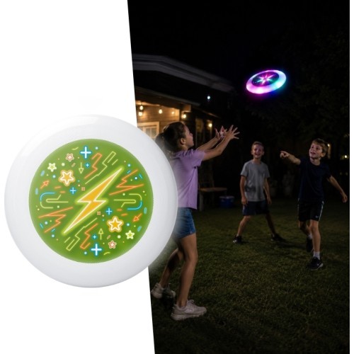 Gaismas frisbijdisks inSPORTline LFD108 - Zaļš