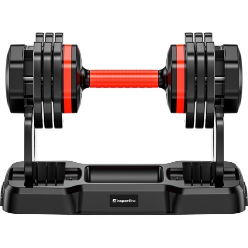 Regulējamu viensvaru hanteļu komplekts inSPORTline DuraBell® 2 x 6,5–24,5 kg
