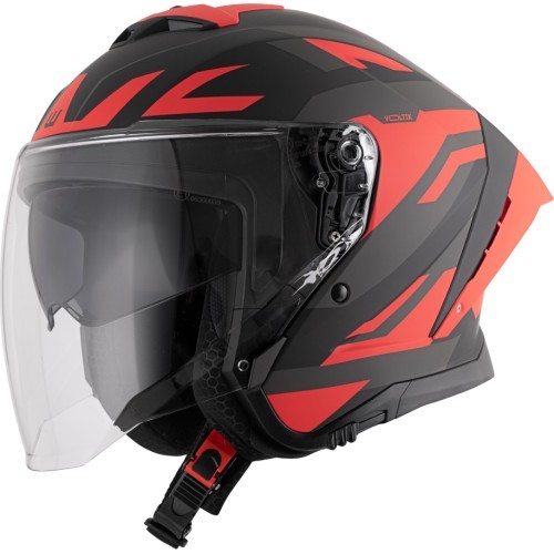 Motocikla ķivere W-TEC Voltik Graphic - Sarkans