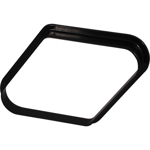 Melns plastmasas 9 bumbu trīsstūris 57,2 mm