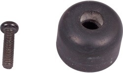 Gumijas buferis ar 25 mm skrūvi