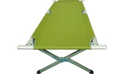 Camp Bed Highlander, Aluminum - Green