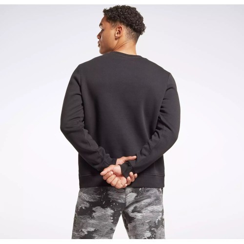 Reebok Ri Left Chest Logo Crew Men's Sweatshirt Black 100051166