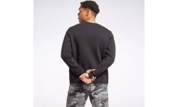 Reebok Ri Left Chest Logo Crew Men's Sweatshirt Black 100051166