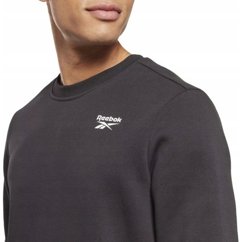 Мужской свитшот Reebok Ri Left Chest Logo Crew чёрный 100051166