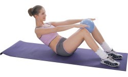 Exercise Ball inSPORTline Aerobic Ball 25 cm - Bright Blue