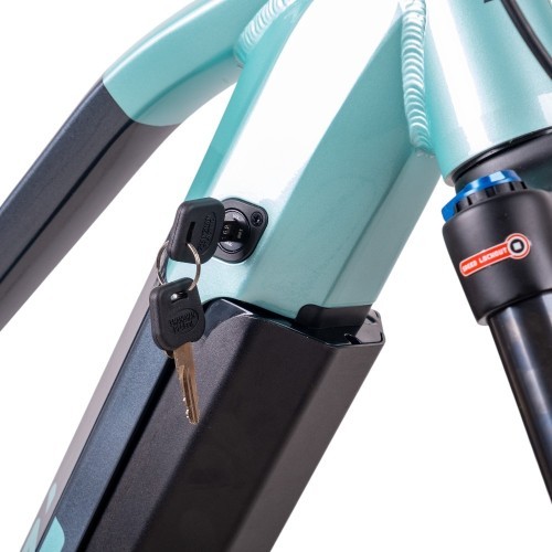 Женский горный электронный велосипед ISL Asuki 630 Wh 27.5" - 2025 - Aqua Blue