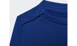 Детский спортивный костюм Adidas Bos Jog Ft синий HM6612