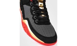 Venum Elite Wrestling Shoes - Black/Gold/Red
