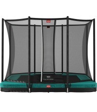 Батут BERG Ultim Favorit InGround 280 зелёный + защитная сетка Comfort