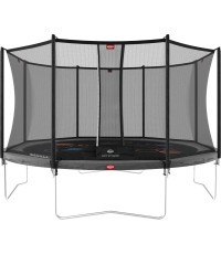 Батут BERG Favorit Regular 430 Grey Levels с защитной сеткой Comfort