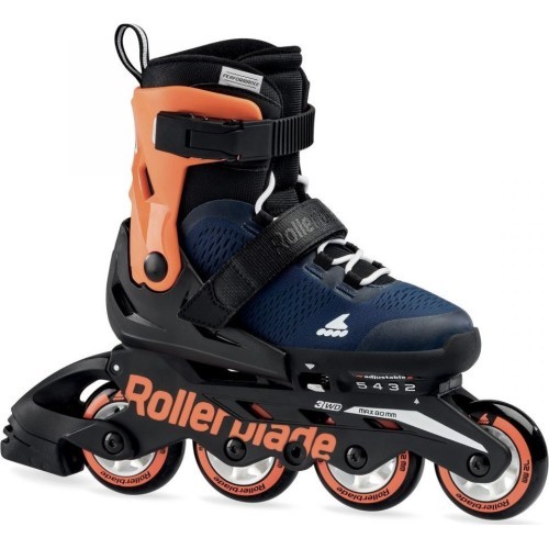 Ролики Rollerblade Microblade, оранжево-синие