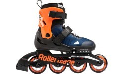 Skrituļslidas Rollerblade Microblade, oranžas/zilas