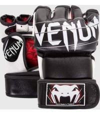 Venum Undisputed 2.0 MMA cimdi - Nappa āda - melni