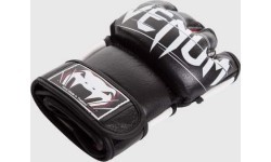 Venum Undisputed 2.0 MMA cimdi - Nappa āda - melni