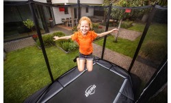 BERG Ultim Favorit InGround 280 zaļš + drošības tīkls Comfort