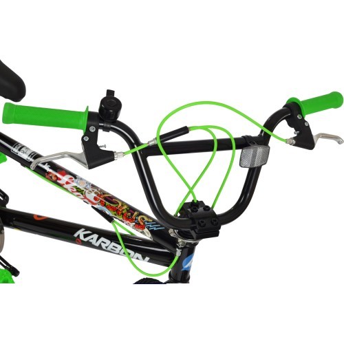 Velosipēds Karbon BMX 20 black-green
