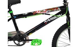 Karbon BMX 20 bike, black-green
