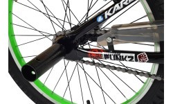 Velosipēds Karbon BMX 20 black-green
