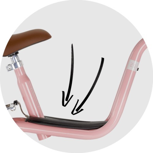 Līdzsvara velosipēds PUKY LR XL Br Classic retro-rose