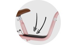 Līdzsvara velosipēds PUKY LR XL Br Classic retro-rose