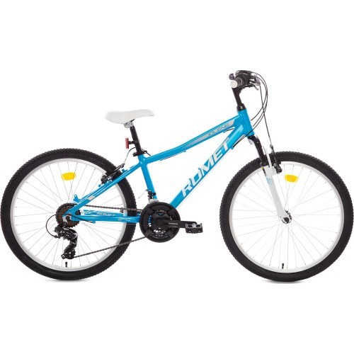 Велосипед Romet Jolene 24 2025, бирюзово-розовый