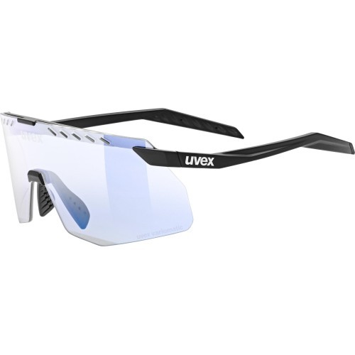 Brilles Uvex pace stage S V black matt / mirror blue